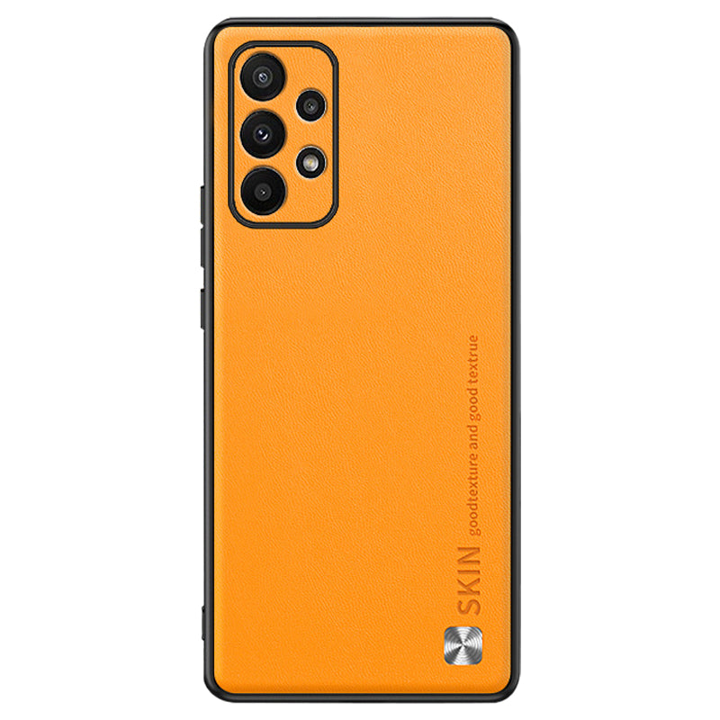 Phone Cover for Samsung Galaxy A33 5G PU Leather Coated PC TPU Case with Metal Decor Phone Cover for Samsung Galaxy A33 5G PU Leather Coated PC TPU Case with Metal Decor